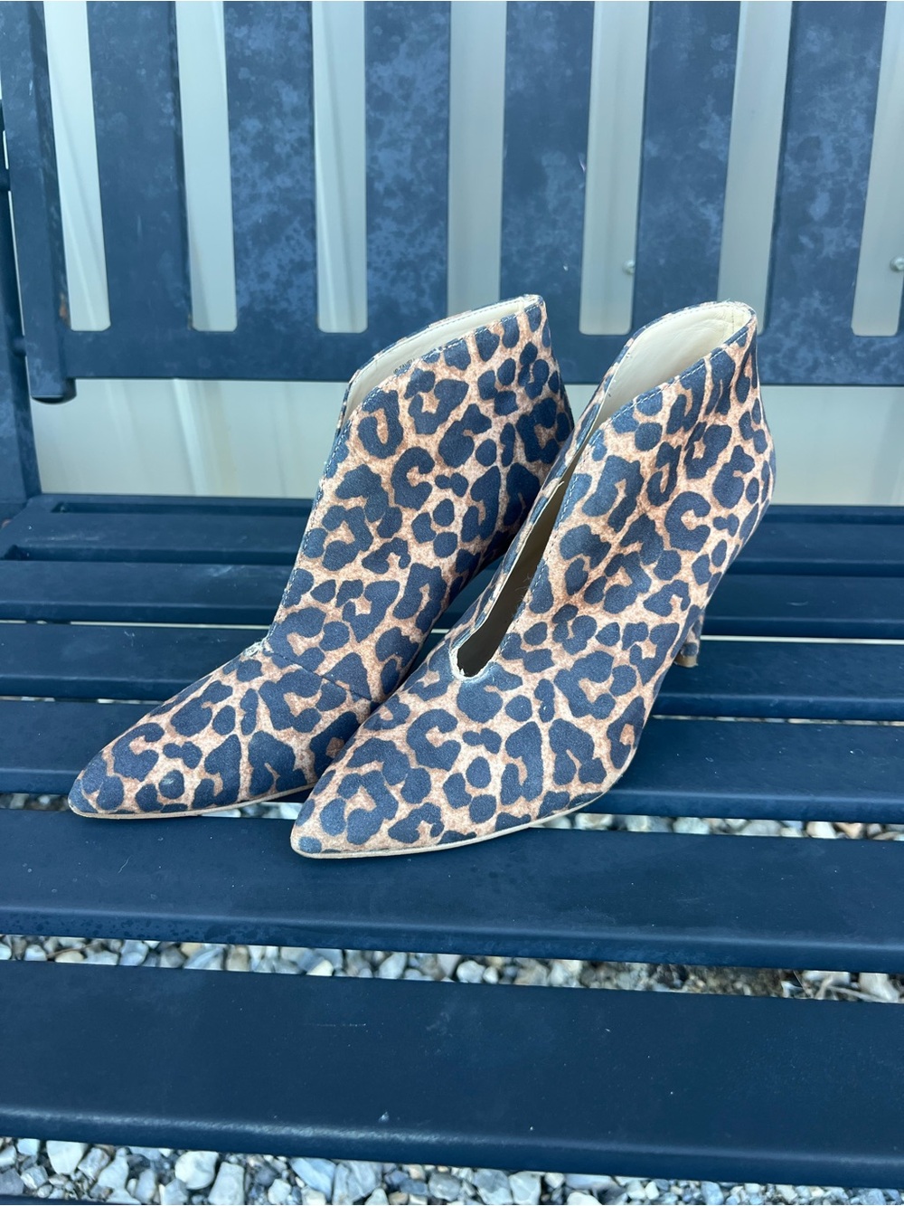 Jessica Simpson Leopard Print Ankle Booties Size 6.5
